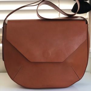 Graf Lantz Solano Brandy Leather Shoulder Bag